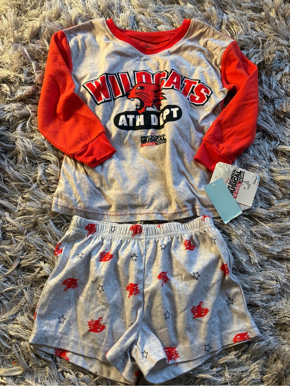 High school musical pjs Wildcats Kids Pajama Set 4/5 new